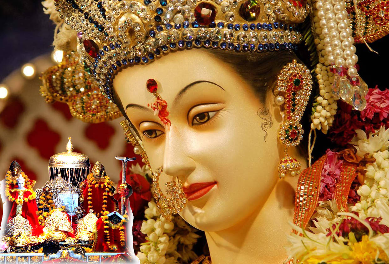 Vaishno Devi Sculpture Wallpaper