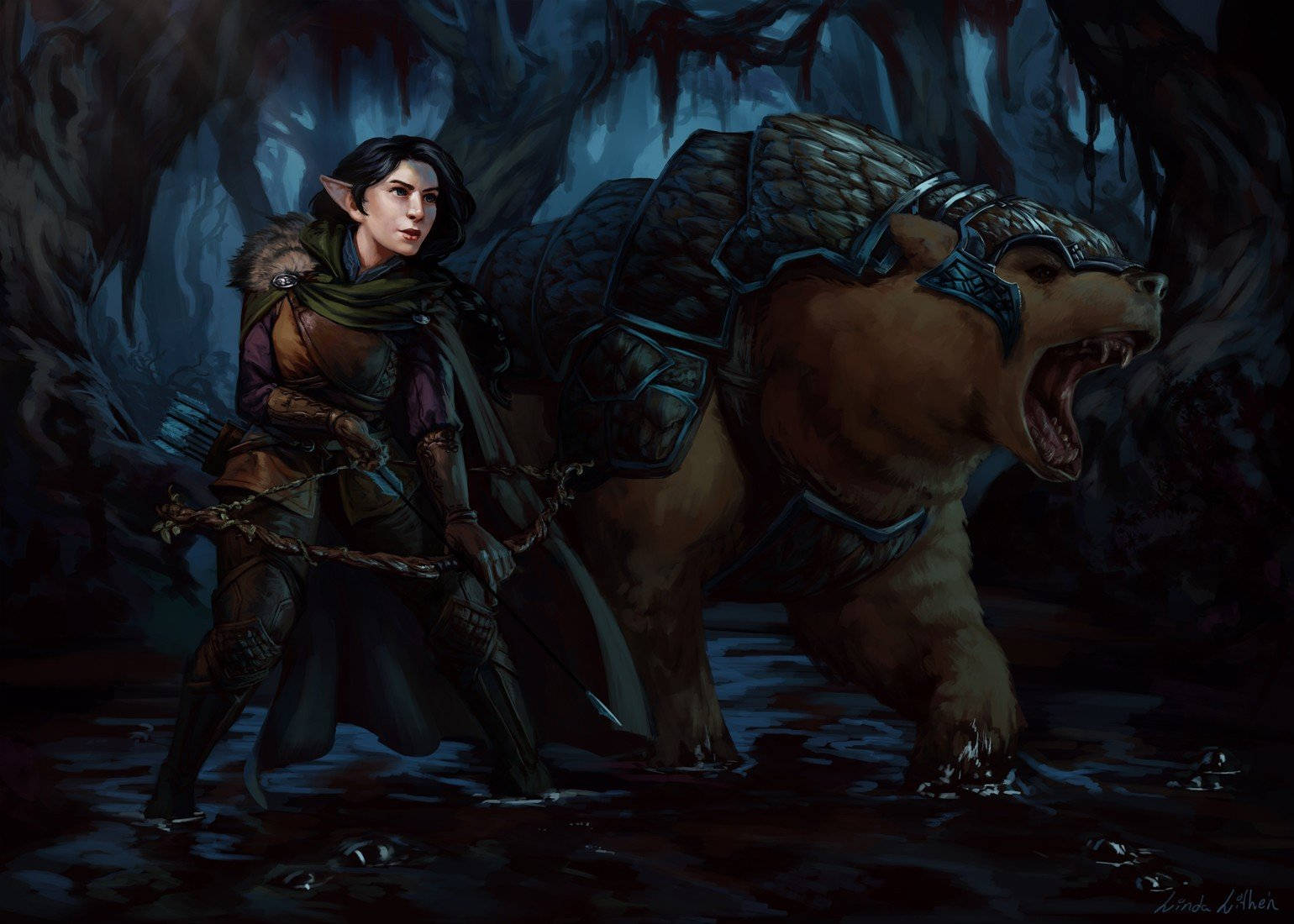 Vex And Trinket, Two Adventurers From The Dungeons & Dragons Web Series Critical Role Wallpaper