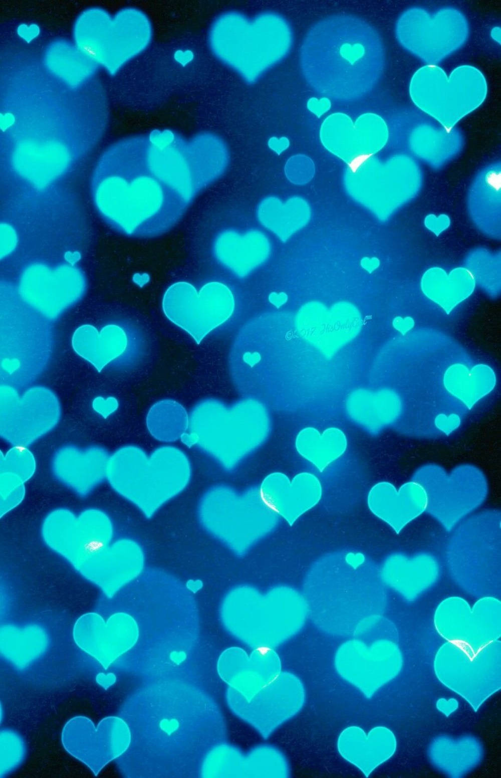 Vibrant Heart Iphone Theme Wallpaper