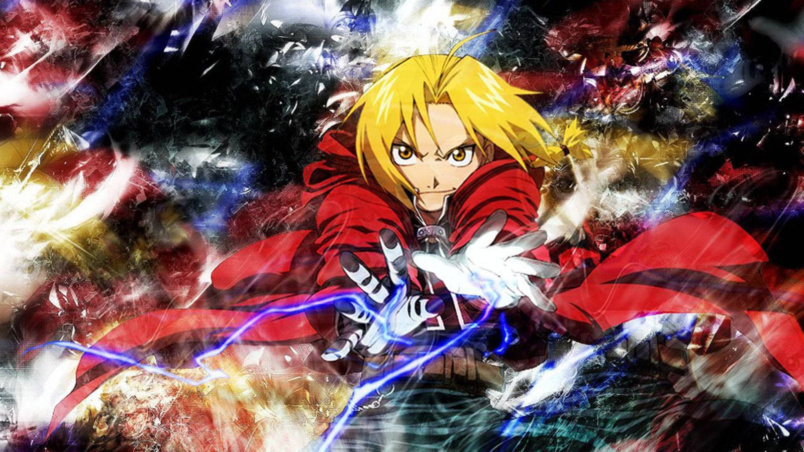 Vibrant Posterfullmetal Alchemist Brotherhood Wallpaper