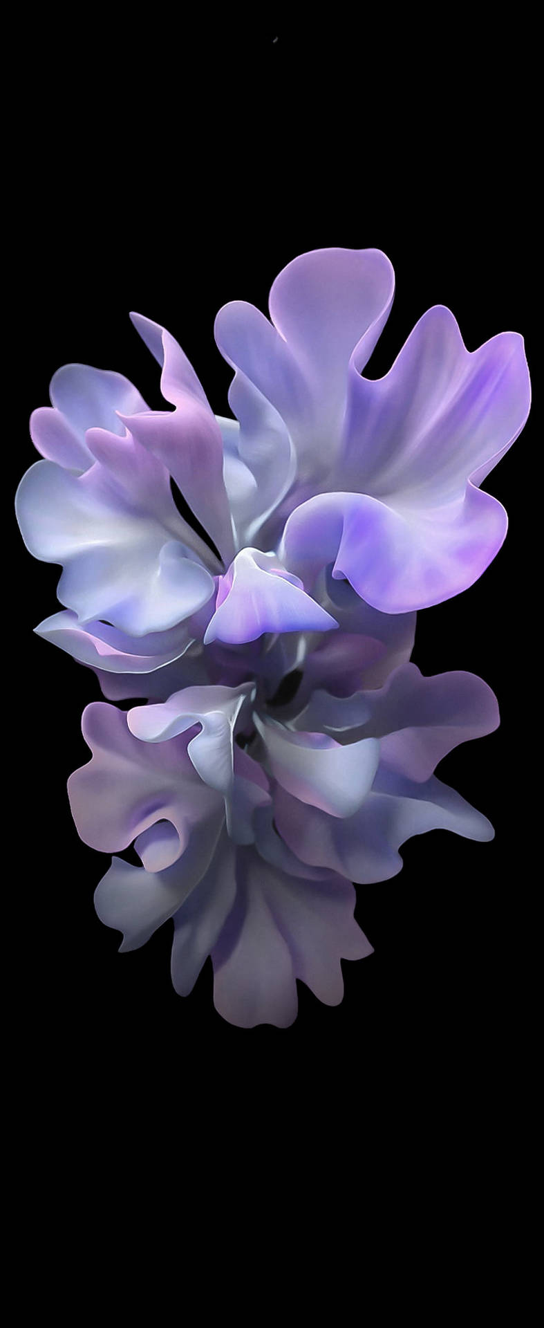 Vibrant Violet Flower Art Crafted For Samsung S20 Fe Wallpaper