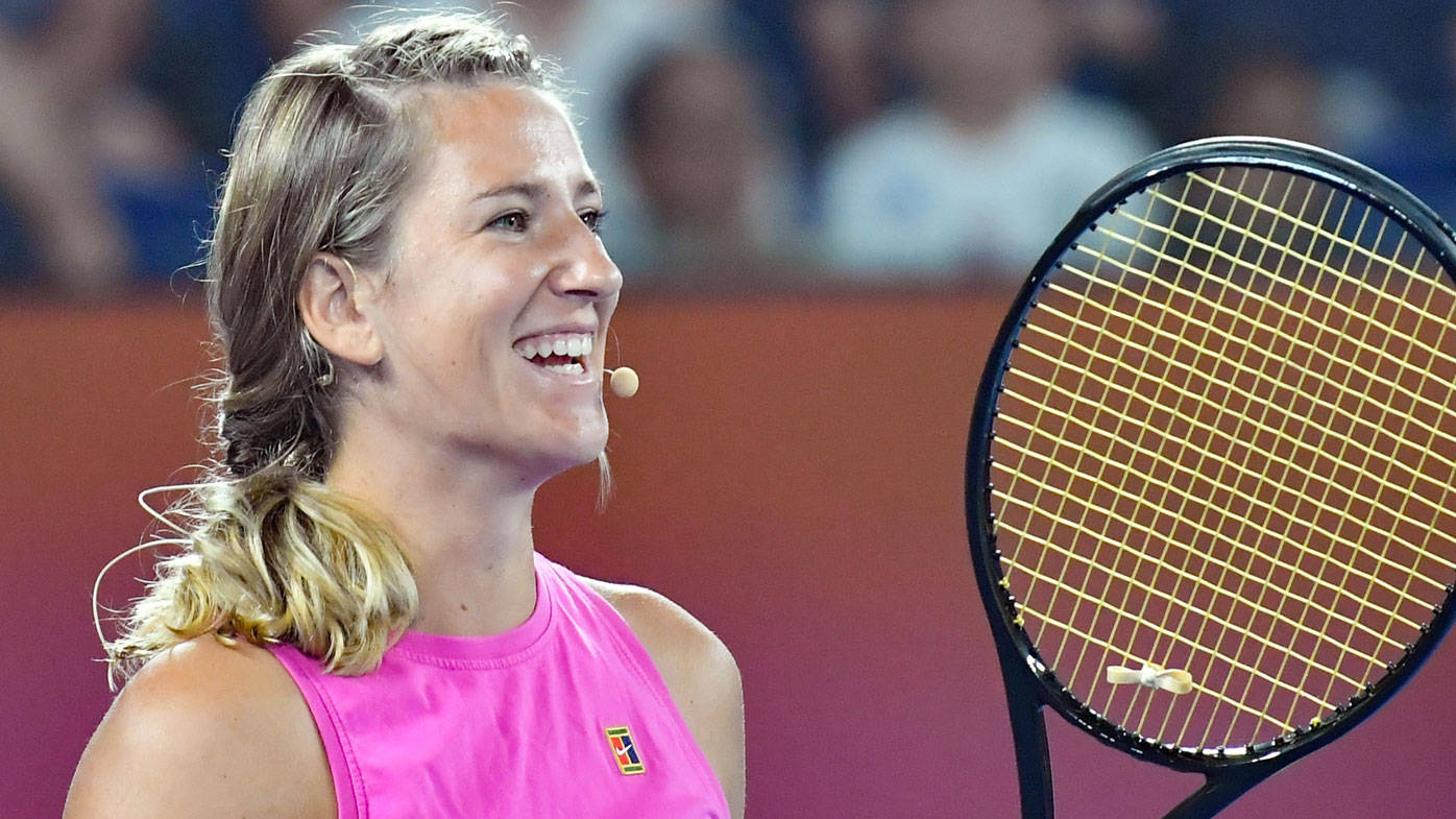 Victoria Azarenka Smiling Widely Wallpaper