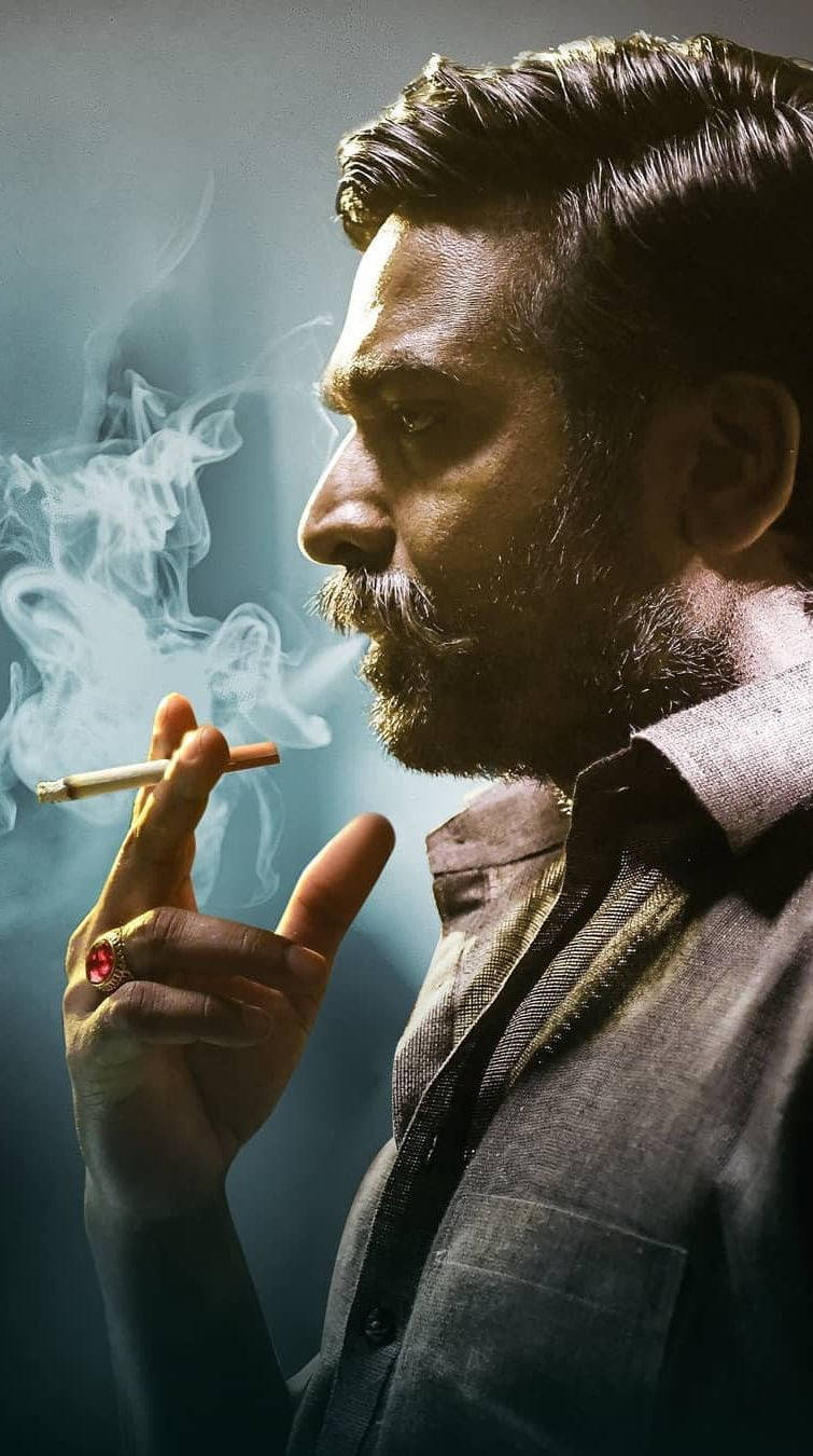 Vijay Sethupathi Uppena Profile Smoking Hd Wallpaper