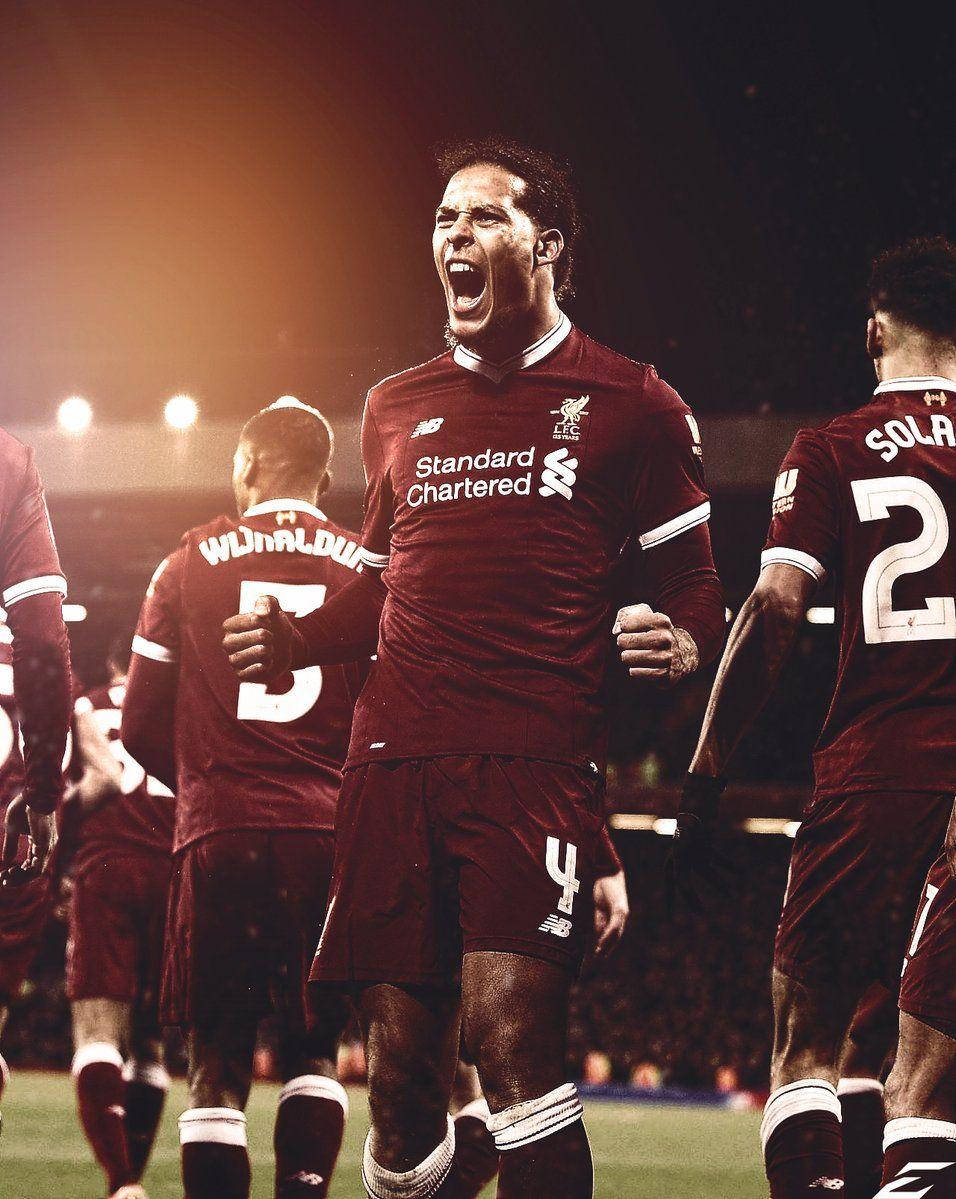 Virgil Van Dijk Loud Roar Wallpaper