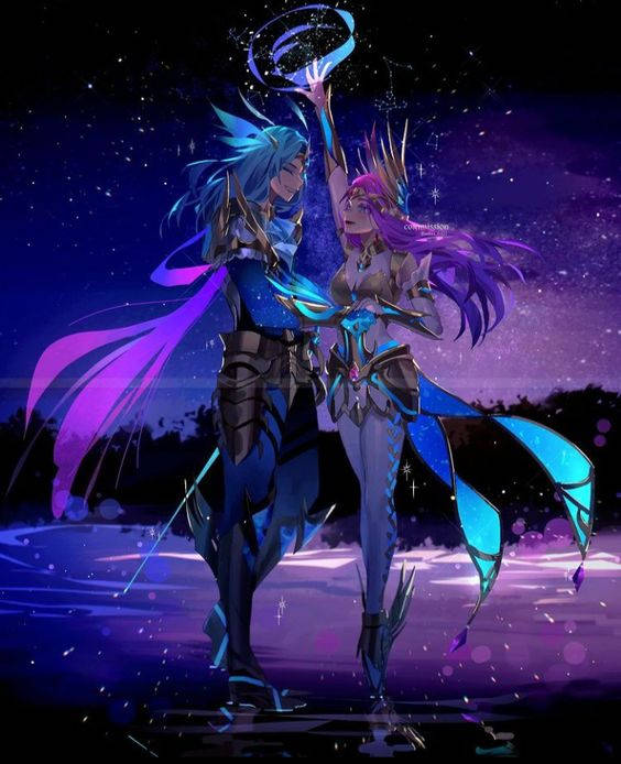 Virgo Odette And Pisces Lancelot Mobile Legend Wallpaper