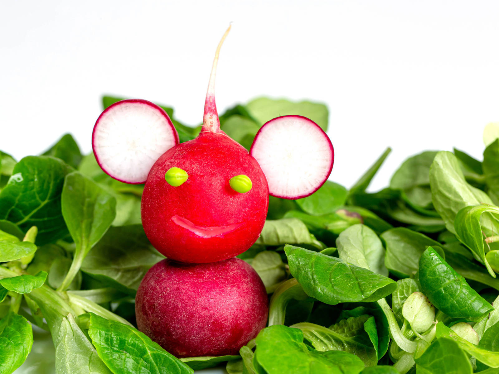 Wacky Globe Radish Mouse Wallpaper