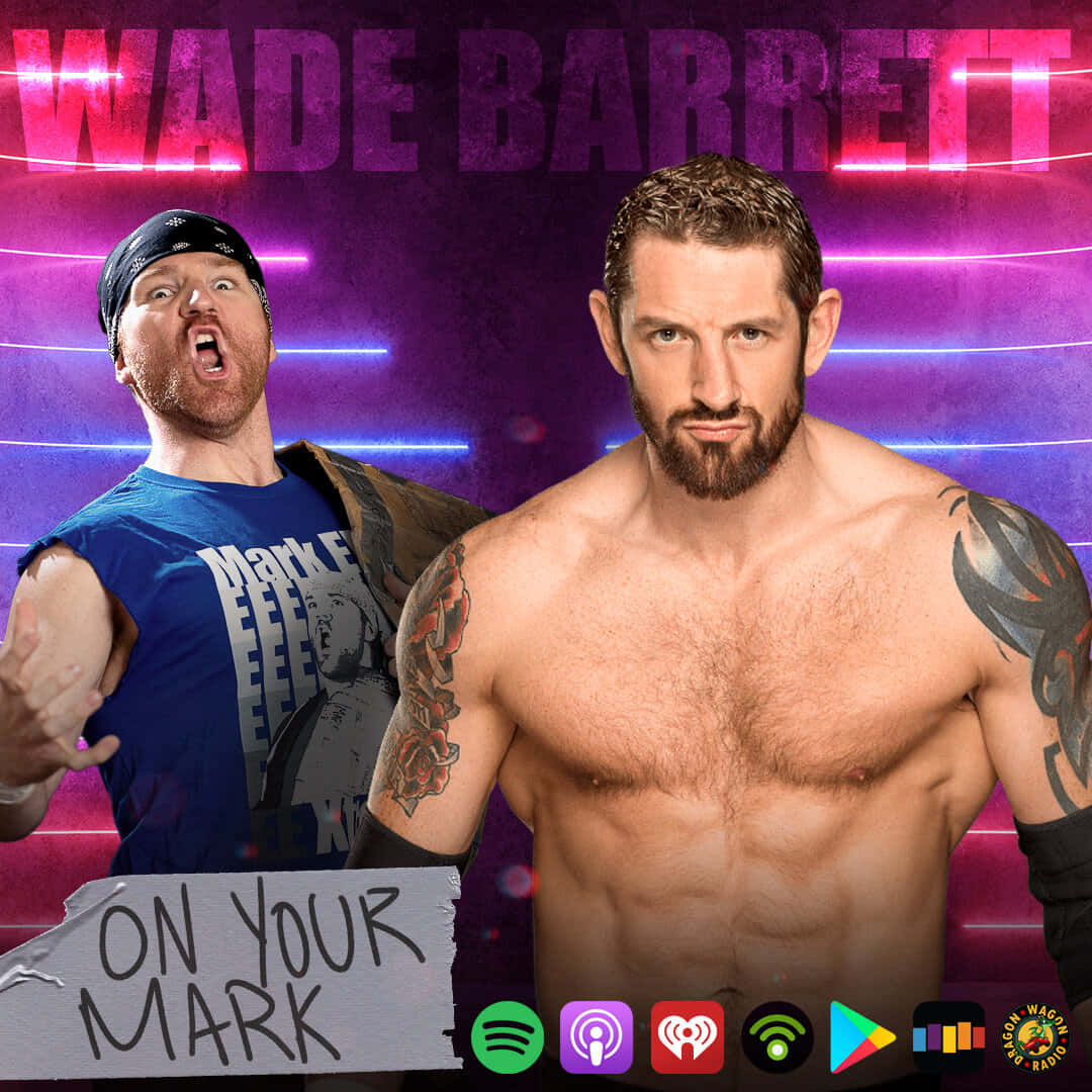 Wade Barrett Digital Collage Wallpaper