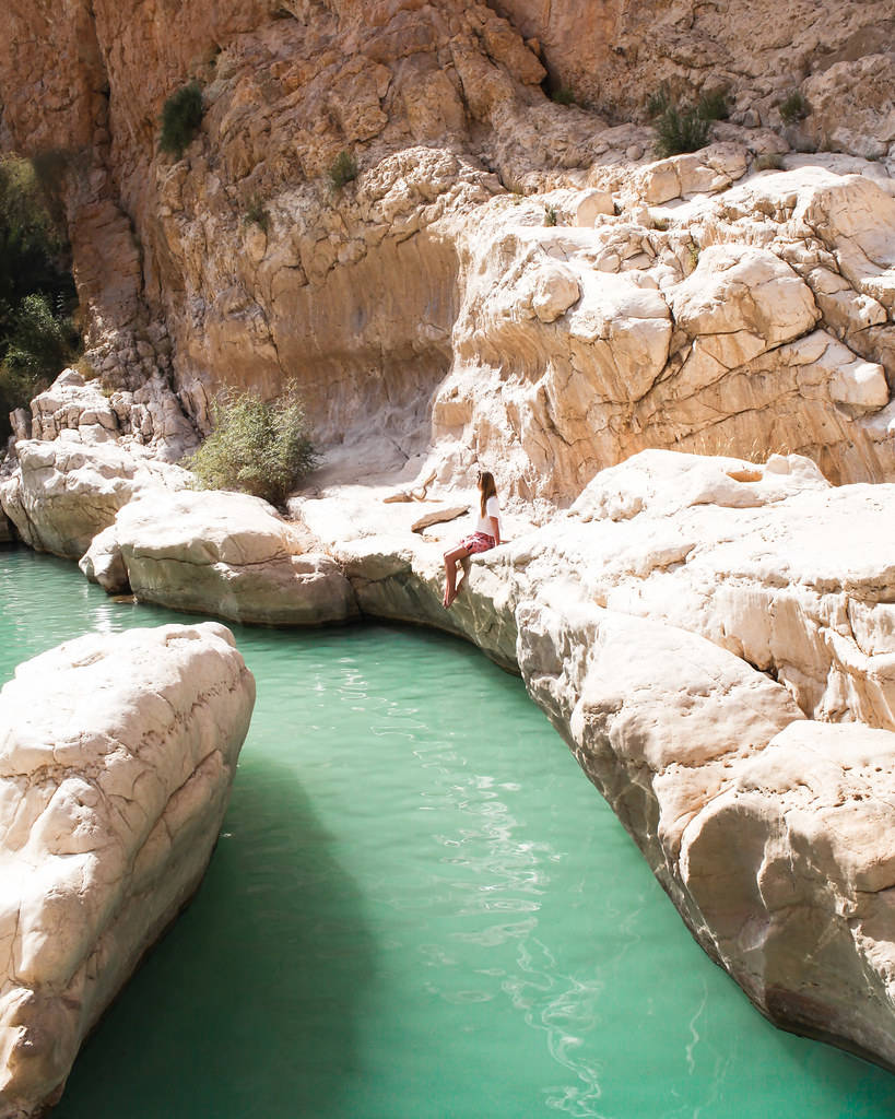 Wadi Ash Shab In Oman Wallpaper