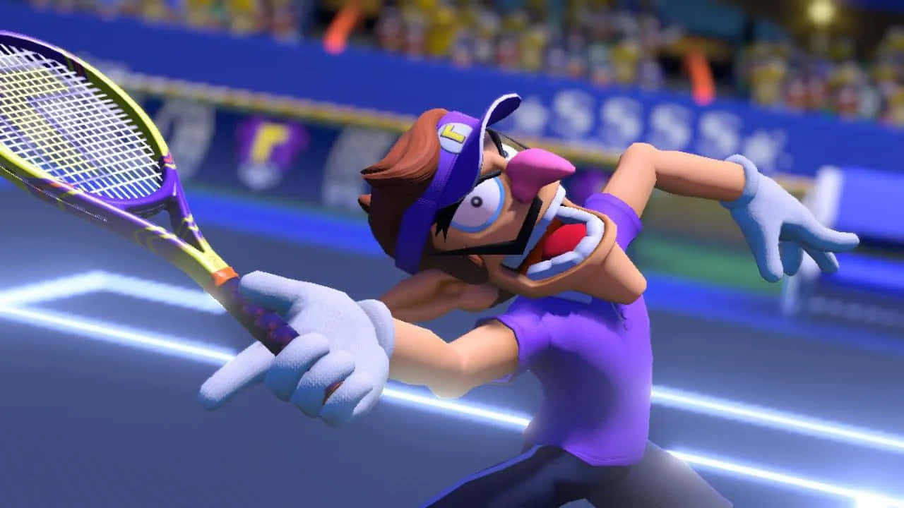 Waluigi, The Mischievous Trickster Of The Mushroom Kingdom Wallpaper