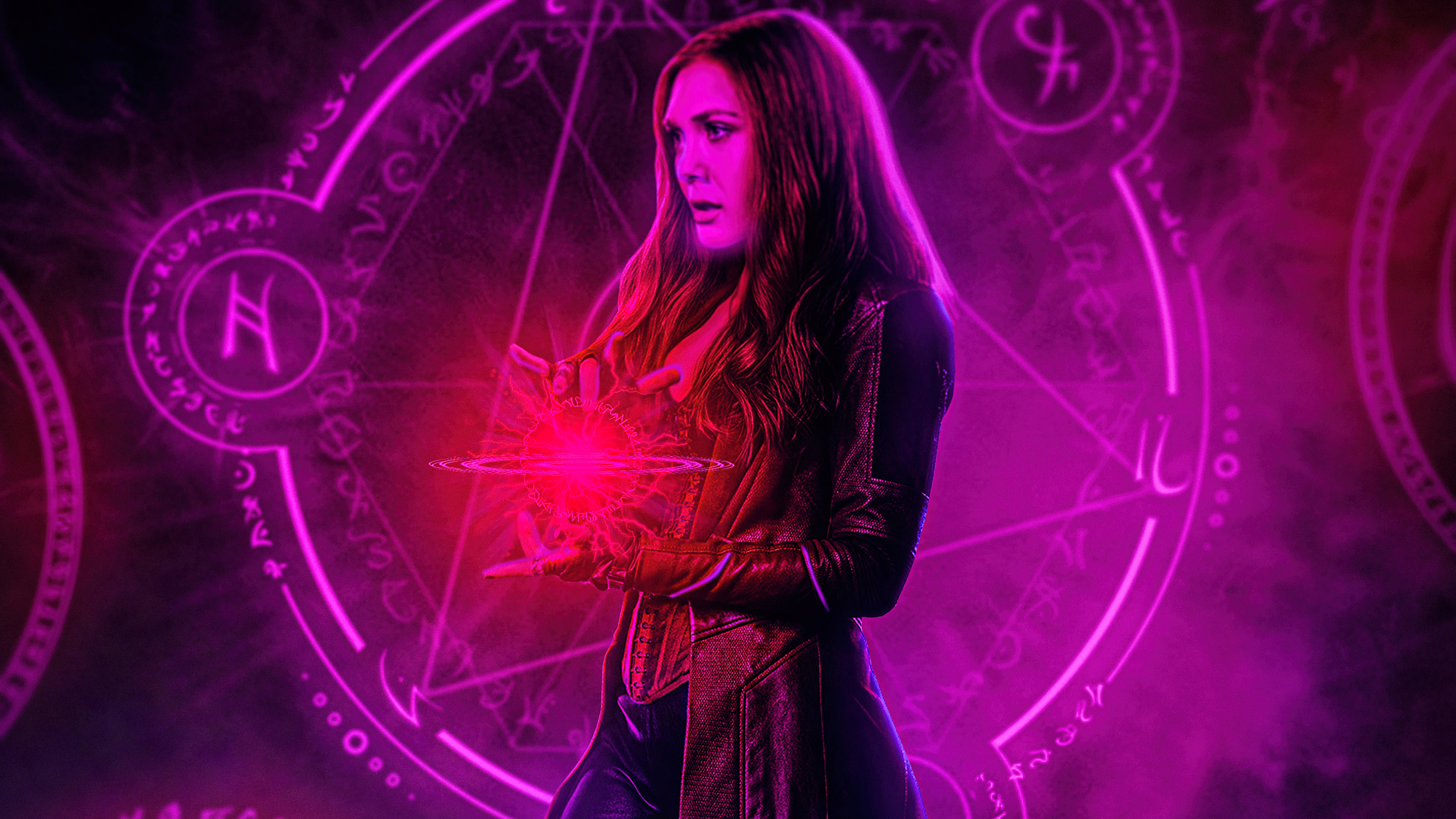 Wanda Spell Incantations 4k Wallpaper