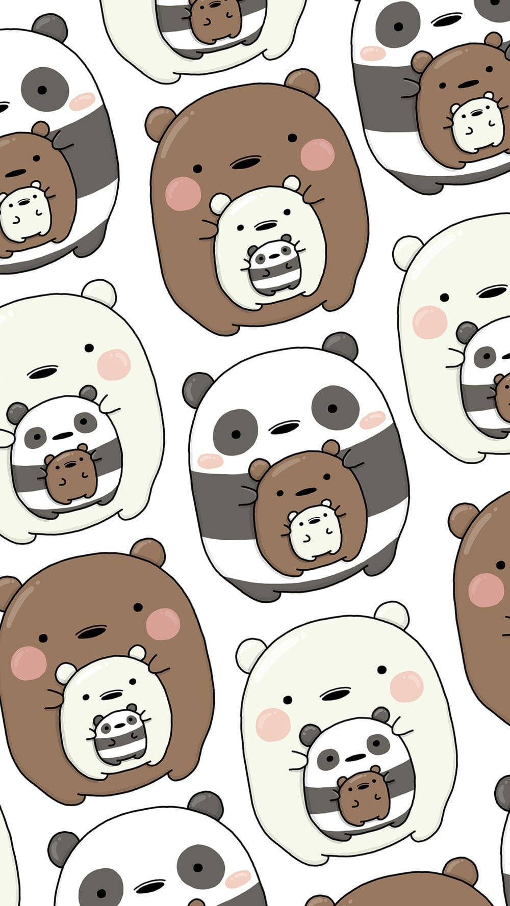 We Bare Bears Aesthetic Cartoon Wallpaper