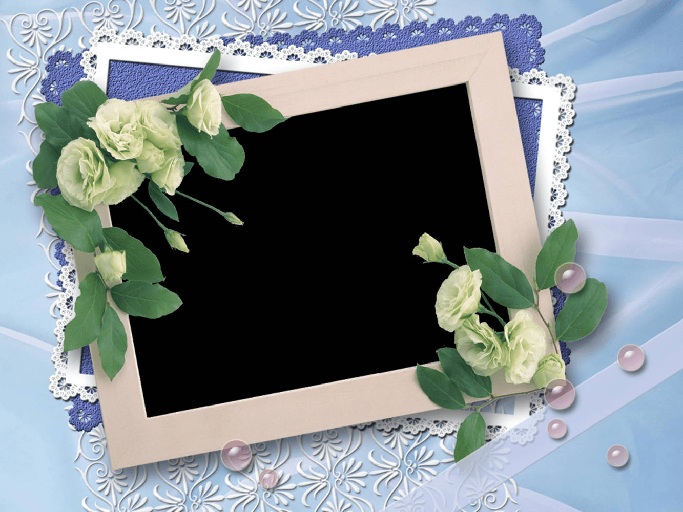 Wedding Album Brown Frame Wallpaper