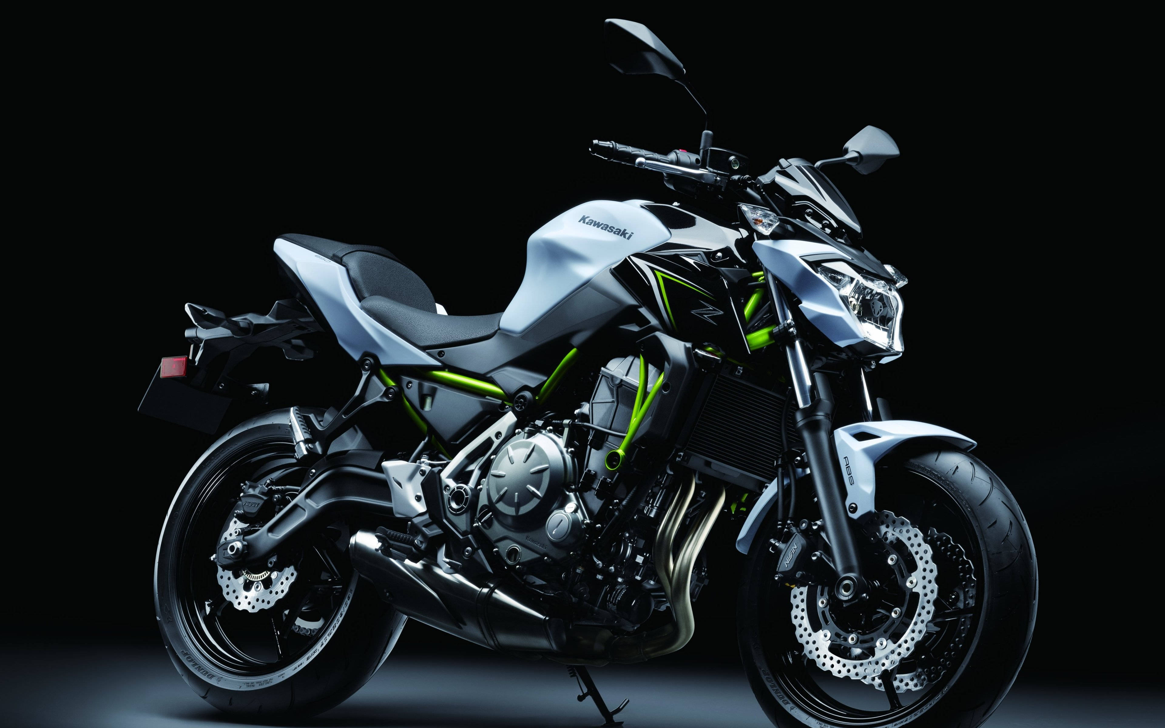 White Kawasaki 1920x1080 Motorcycle Wallpaper