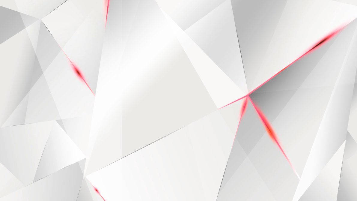 White Polygons Wallpaper