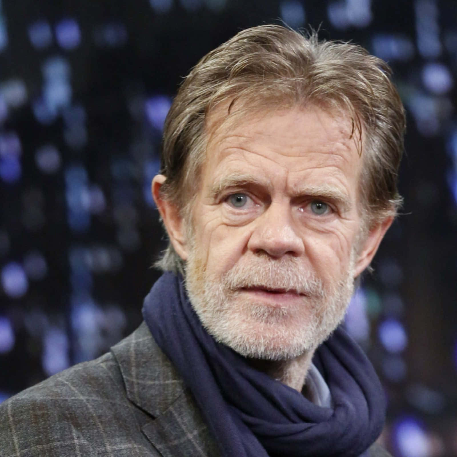 William H. Macy Striking A Confident Pose Wallpaper