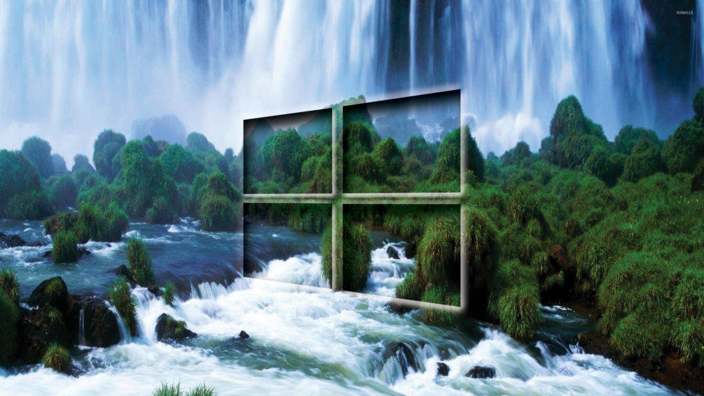 Windows Transparent Logo Wallpaper