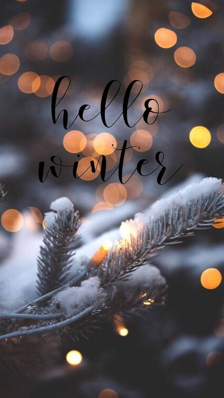 Winter Phone Hello Winter Wallpaper