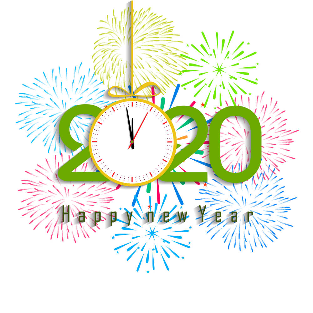 Wishing Everyone A Bright And Happy New Year 2020 Wallpaper