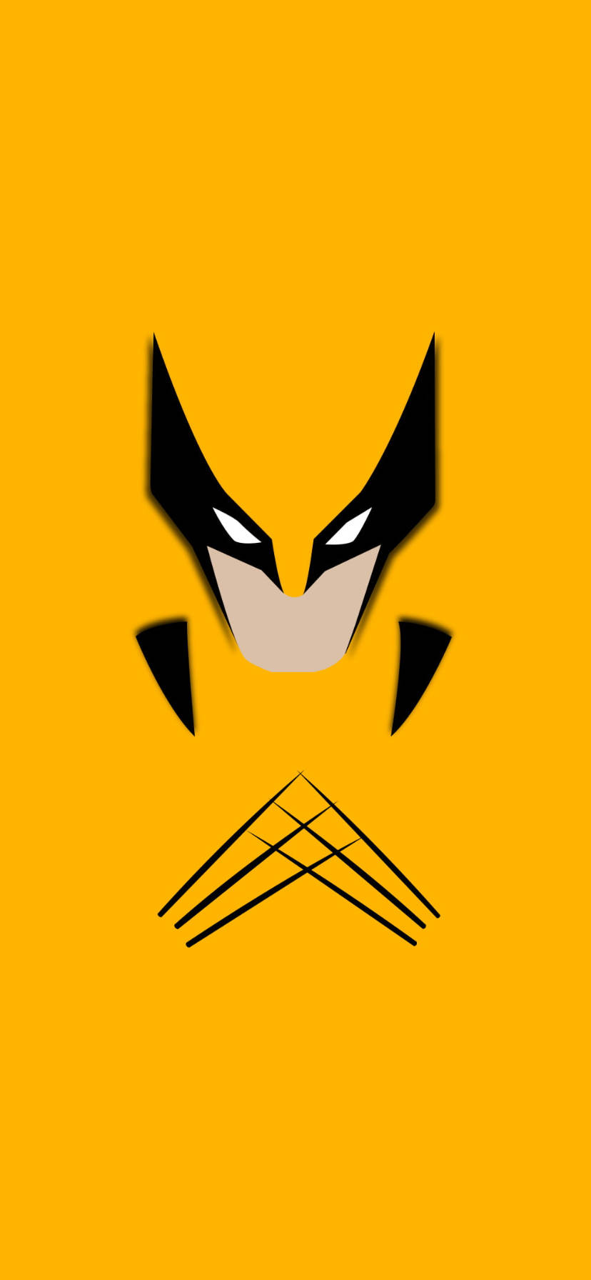 Wolverine Minimalist Marvel Iphone X Wallpaper