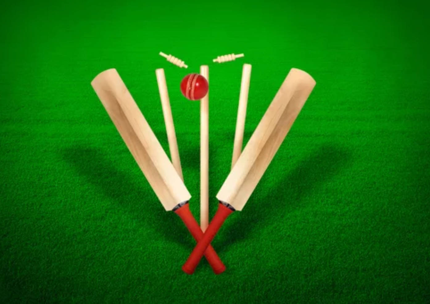 Wooden Cricket Bat Ground Wallpaper