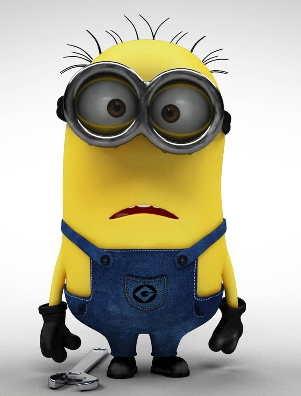 Worried Cute Minion Phil Wallpaper