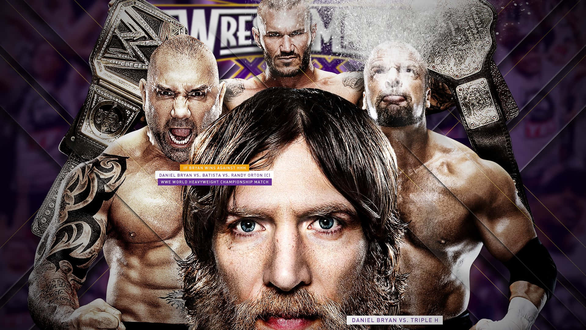 Wwe Superstar Triple H At Wrestlemania 30 Wallpaper