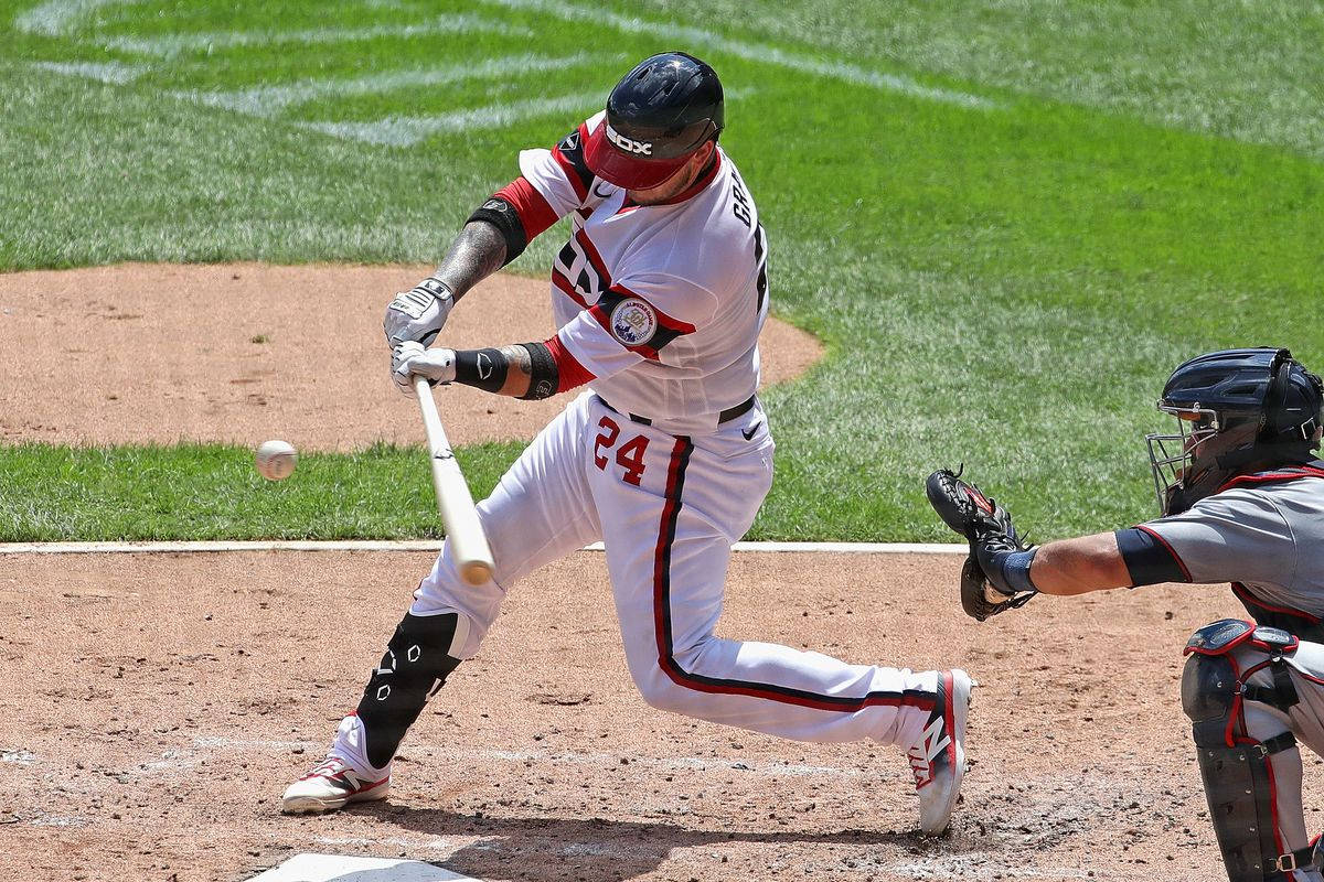 Yasmani Grandal About To Hit Baseball Wallpaper