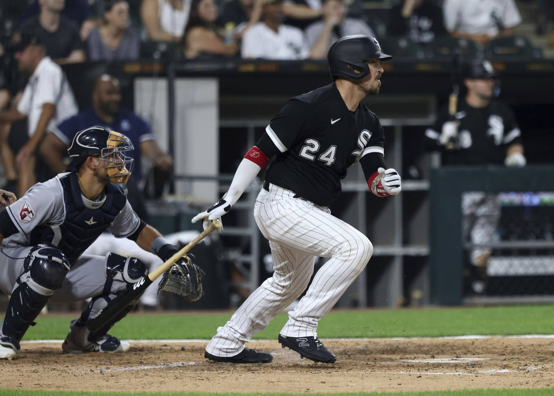 Yasmani Grandal Breaking Into Sprint Wallpaper