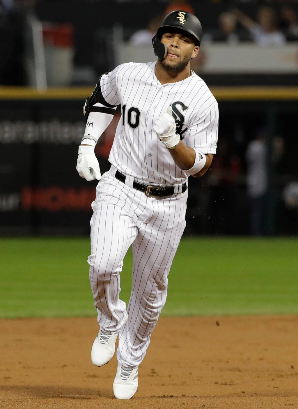 Yoan Moncada Running With Helmet Wallpaper