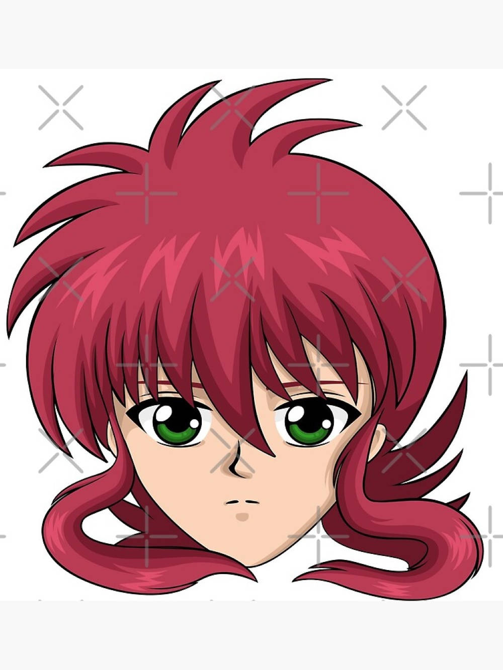 Yoko Kurama's Head Icon Wallpaper