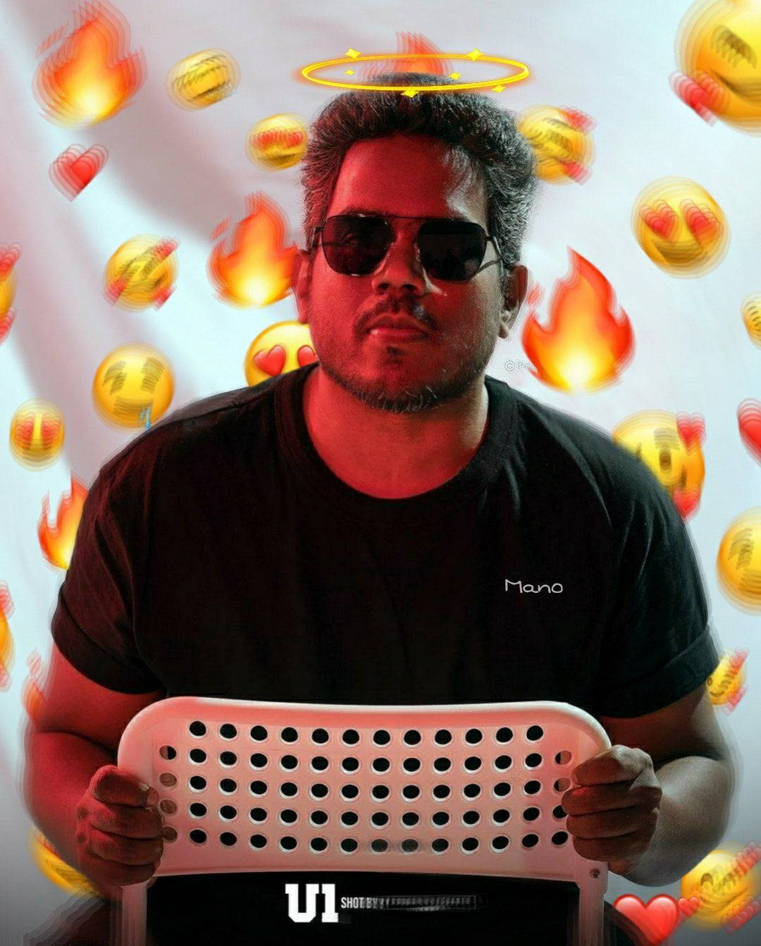 Yuvan Shankar Raja With Emojis Wallpaper