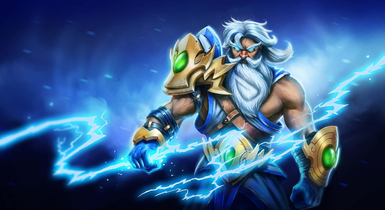 Zeus, The God Of Thunder And Lightning Wallpaper