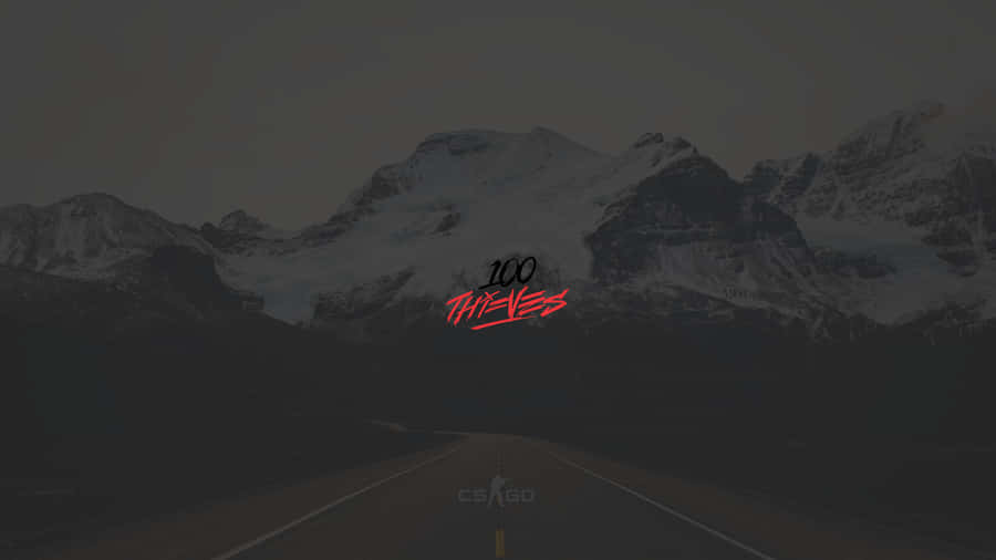 100 Thieves In The Mountains Wallpaper