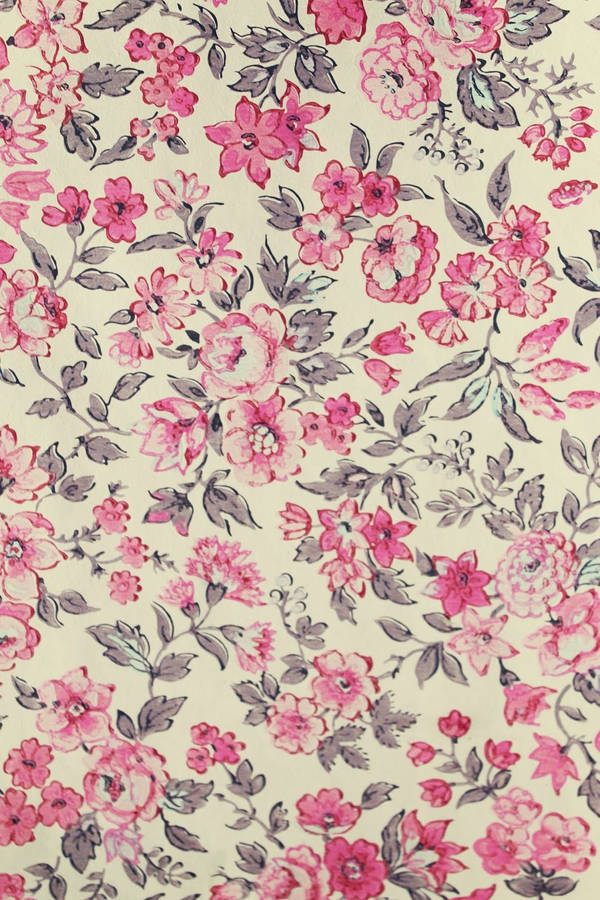 1066x1600 Vintage Floral Wallpaper - The Villa On Mount Pleasant Wallpaper