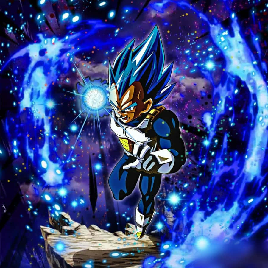 1080x1080 Vegeta Blue Super Saiyan Digital Art Wallpaper