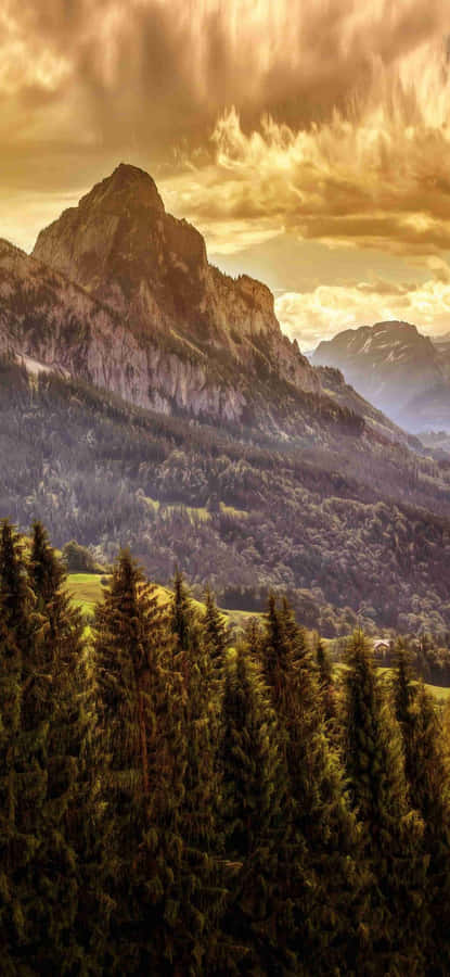 1080x2340 4k Grosser Mythen Sunrise Photography Wallpaper