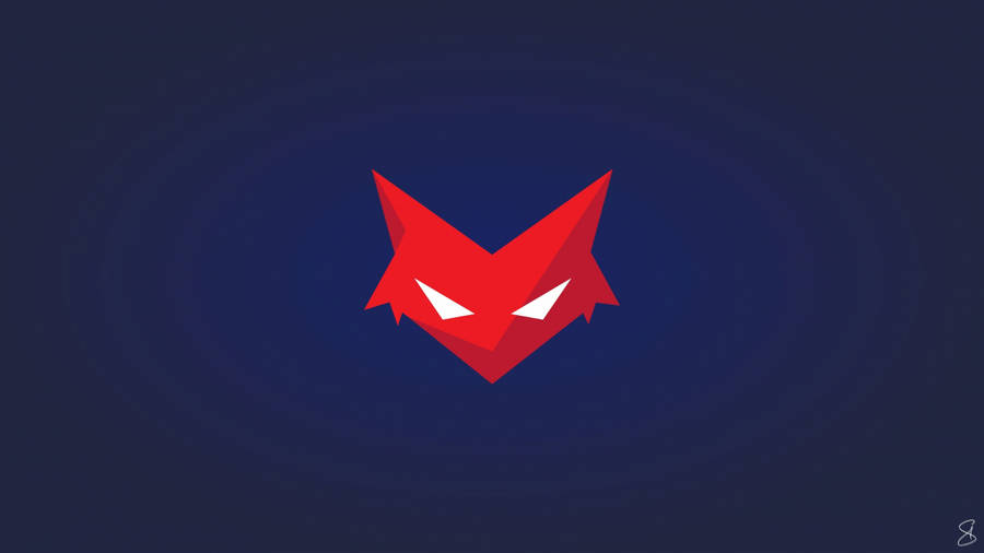 1280x720 Gaming With A Red Cat Wallpaper