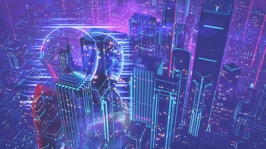 1438x806 R Outrun Wallpaper. Neon. Retro Futurism, Cyberpunk Art Wallpaper