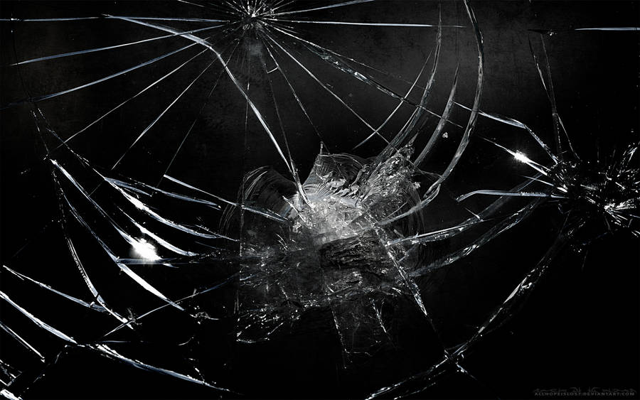 1600x1000 Realistic Cracked And Broken Screen Wallpaper Wallpaper