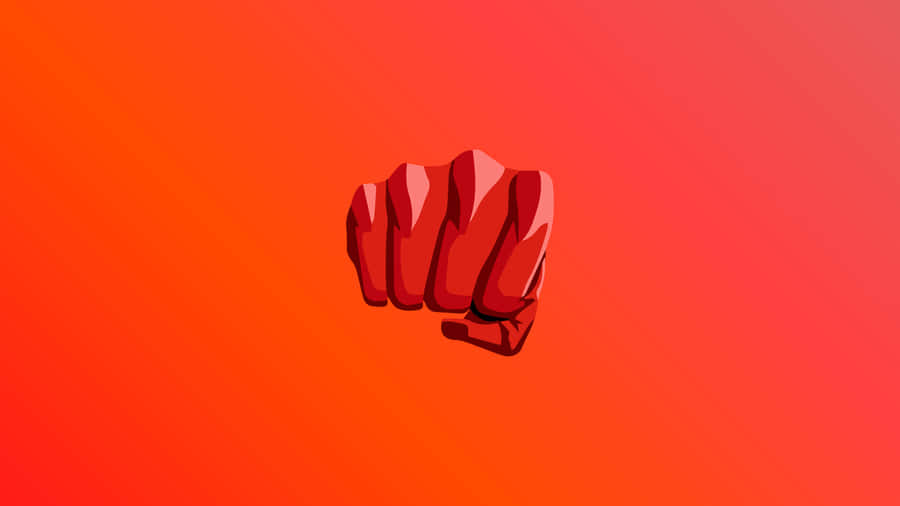 1920 X 1080 Minimalist One Punch Man Wallpaper