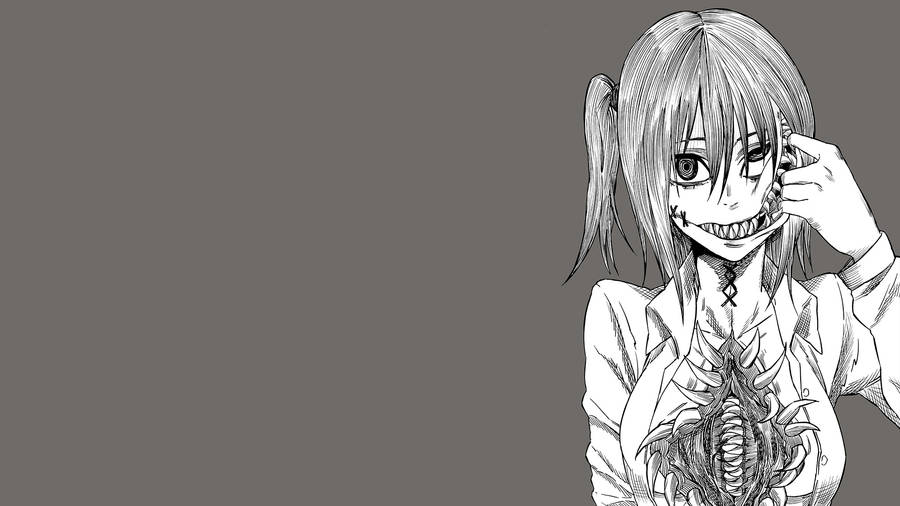 1920x1080 4k Horror Anime Girl Wallpaper