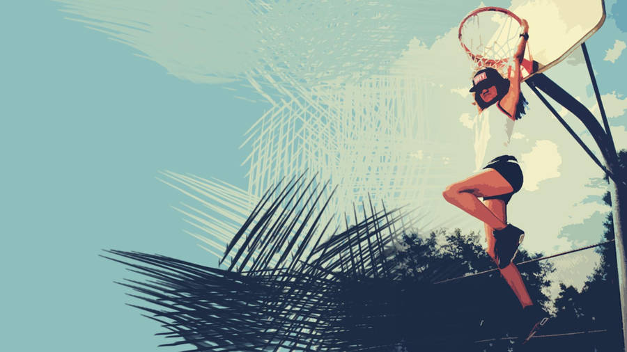 1920x1080 Abstract Basketball Wallpaper I Made From A Small Picture 1920x1080 Wallpaper