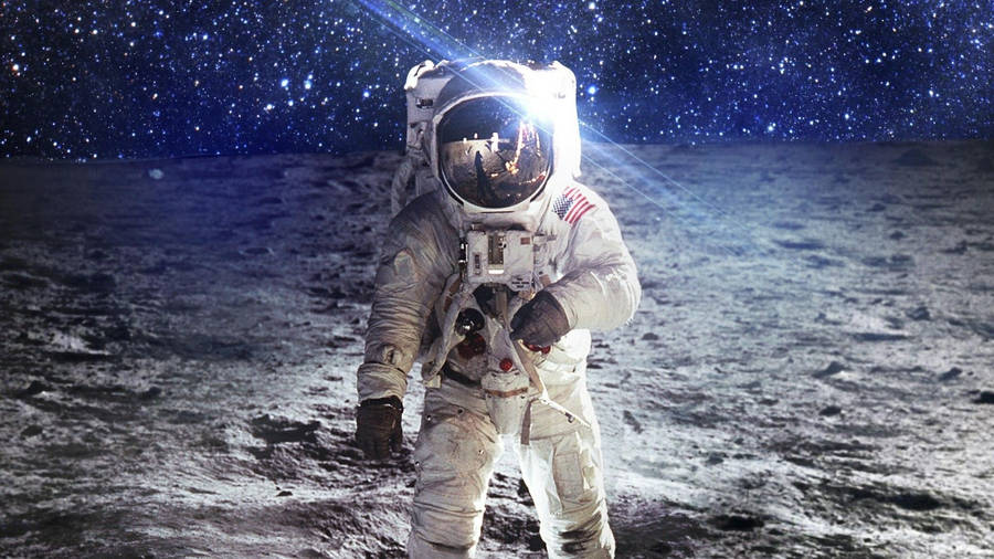 1920x1080 Astronaut On The Moon Wallpaper. Wallpaper Studio 10 Wallpaper