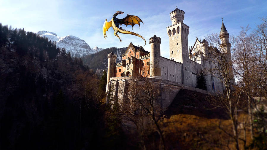 1920x1080 Dragon Castle, Hd Graphics, 4k Wallpaper, Image, Background Wallpaper