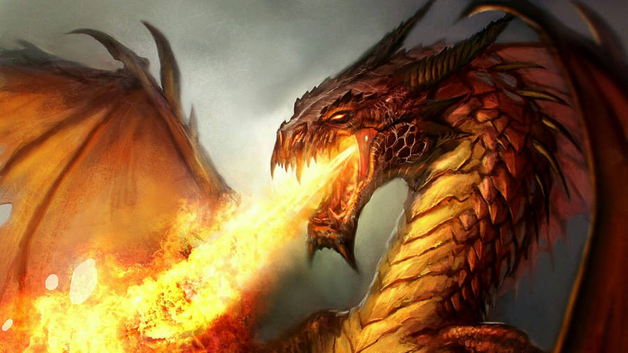 1920x1080 Firebreathing Dragon Wallpaper. Wallpaper Studio 10 Wallpaper