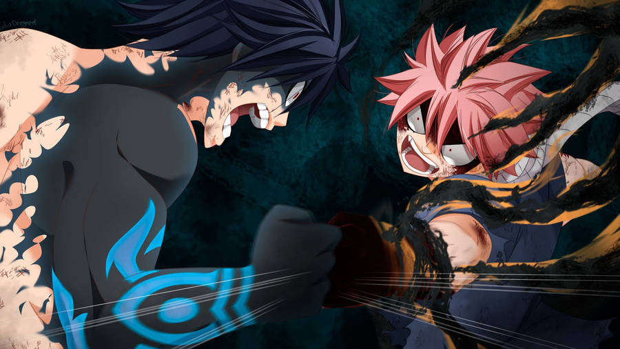 1920x1080 Wallpaper Of Anime, Fairy Tail, Gray Fullbuster, Natsu - Natsu End Wallpaper
