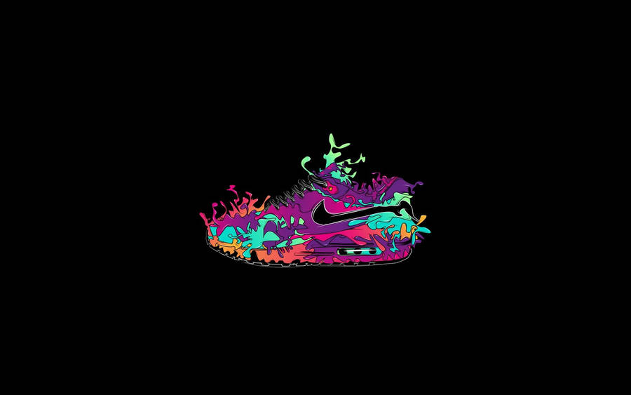1920x1200 Art Colored Nike Shoes Wallpaper Free Wallpaper Wallpaper