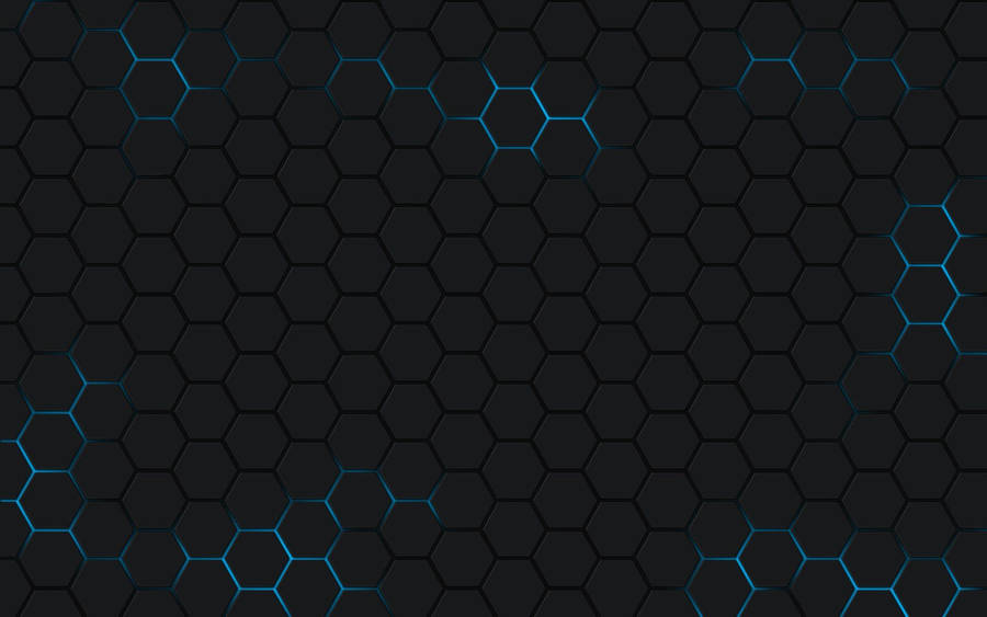 1920x1200 Blue Black Hexagon Grid Full Hd Wallpaper Wallpaper