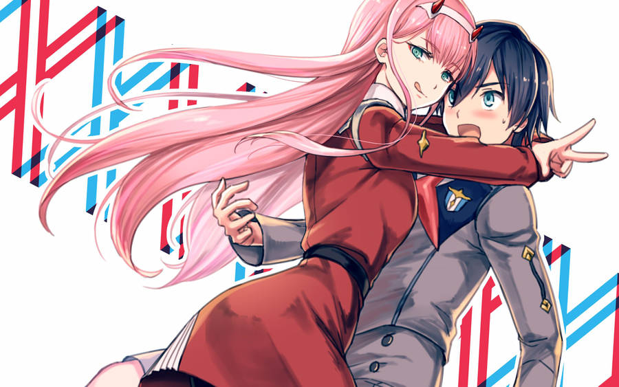 1920x1200 Zero Two And Hiro Wallpaper : Darlinginthefranxx Wallpaper