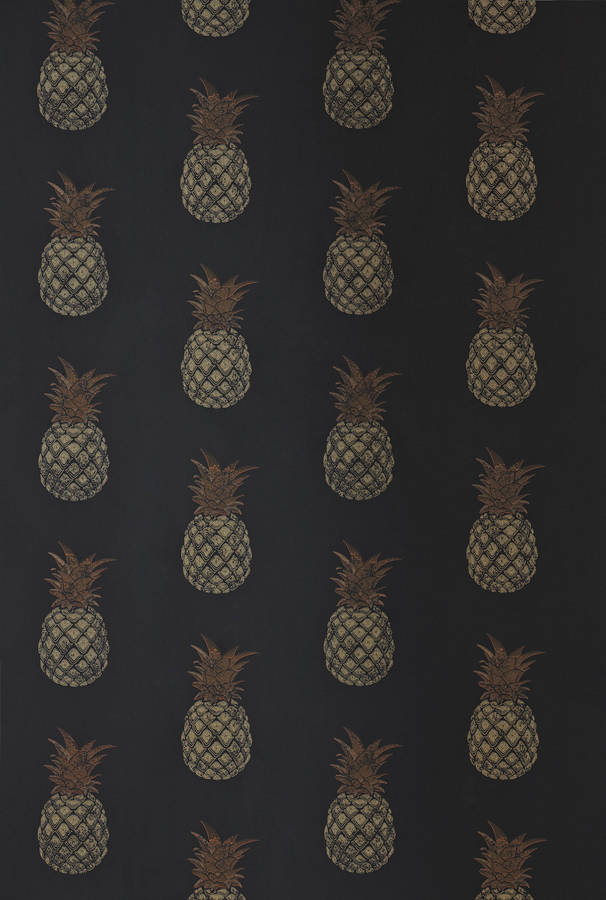 2000x2973 Pineapple By Barneby Gates - Charcoal : Wallpaper Direct Wallpaper